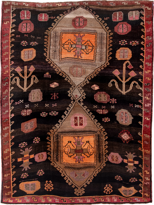 Antique Kars Area Rug (8' x 10')